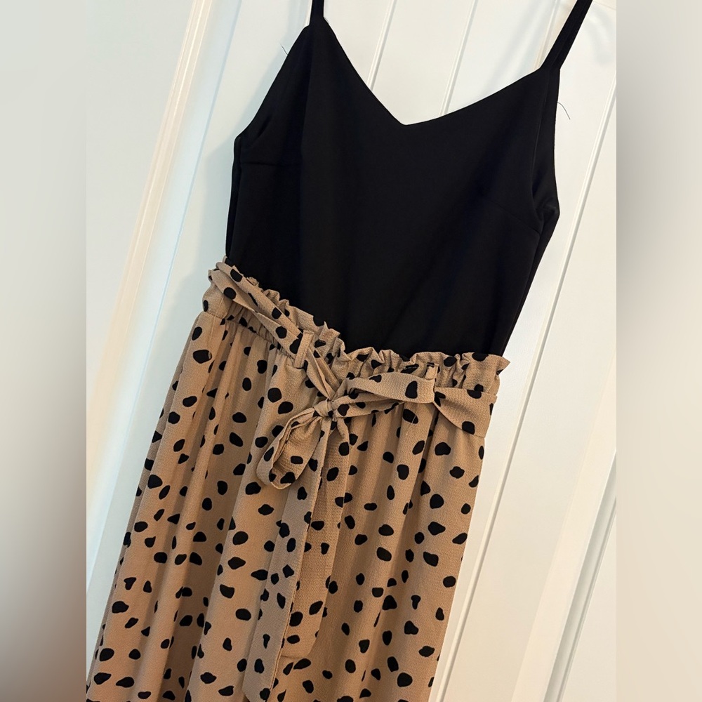 Animal print jumpsuit